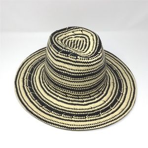 NWT 14th & Union Patterned Striped Fedora